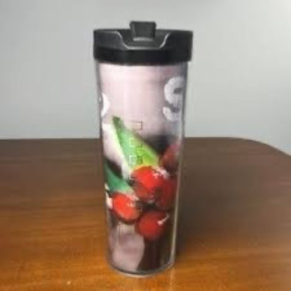 2015 STARBUCKS Coffee Travel Tumbler Mug Free Refill Holiday 2015 16 Oz CHRISTMA - Picture 5 of 7